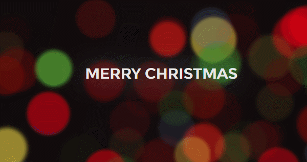  Pure CSS Beautiful Bokeh Christmas lights Animated