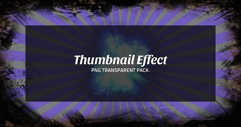  Thumbnail effect png transparent pack
