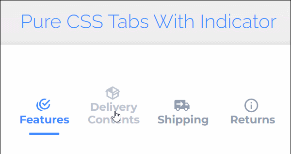  How to create  a PureCSS Tabs Navigation