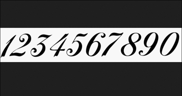  Number Fonts for Tattoos