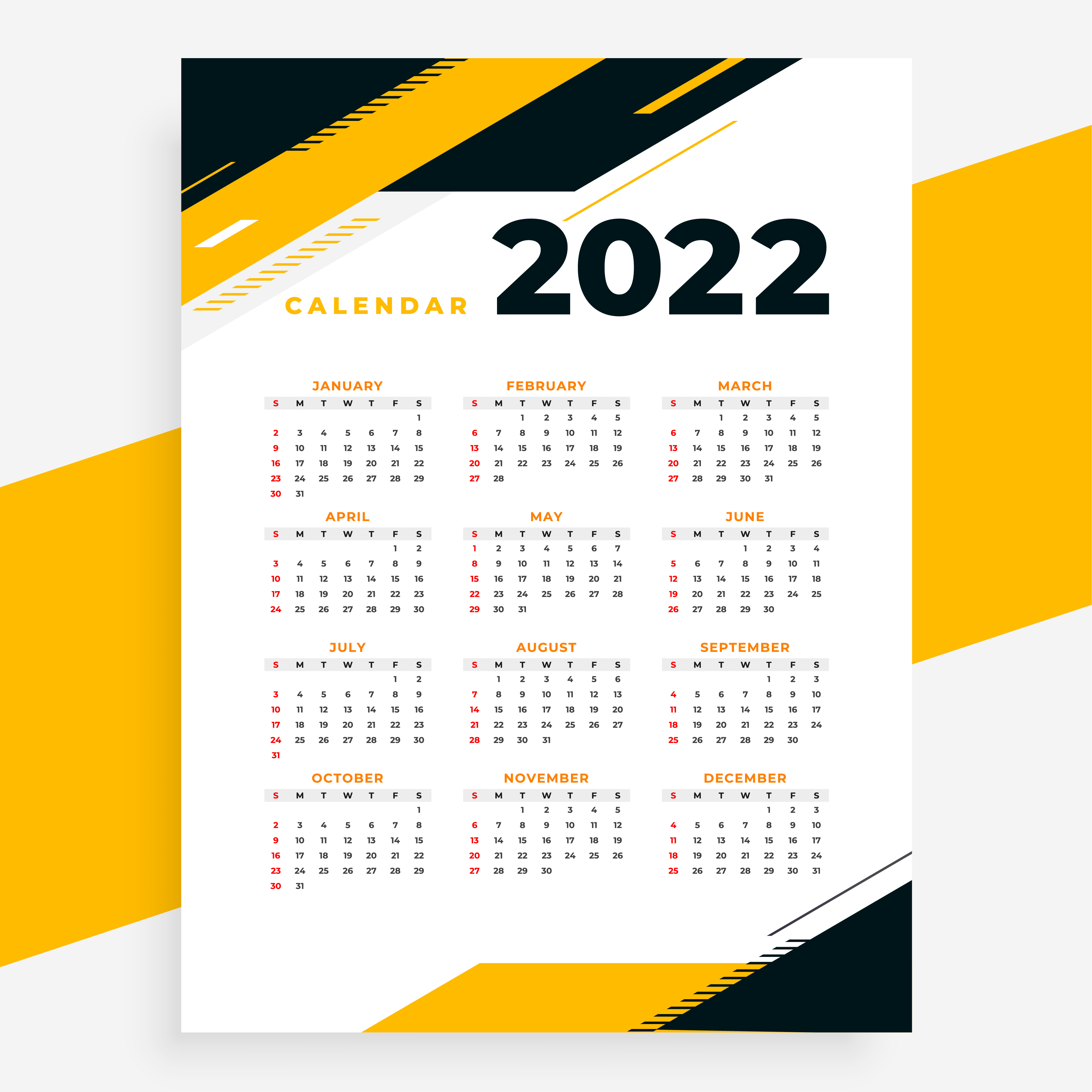 free calendar 2022