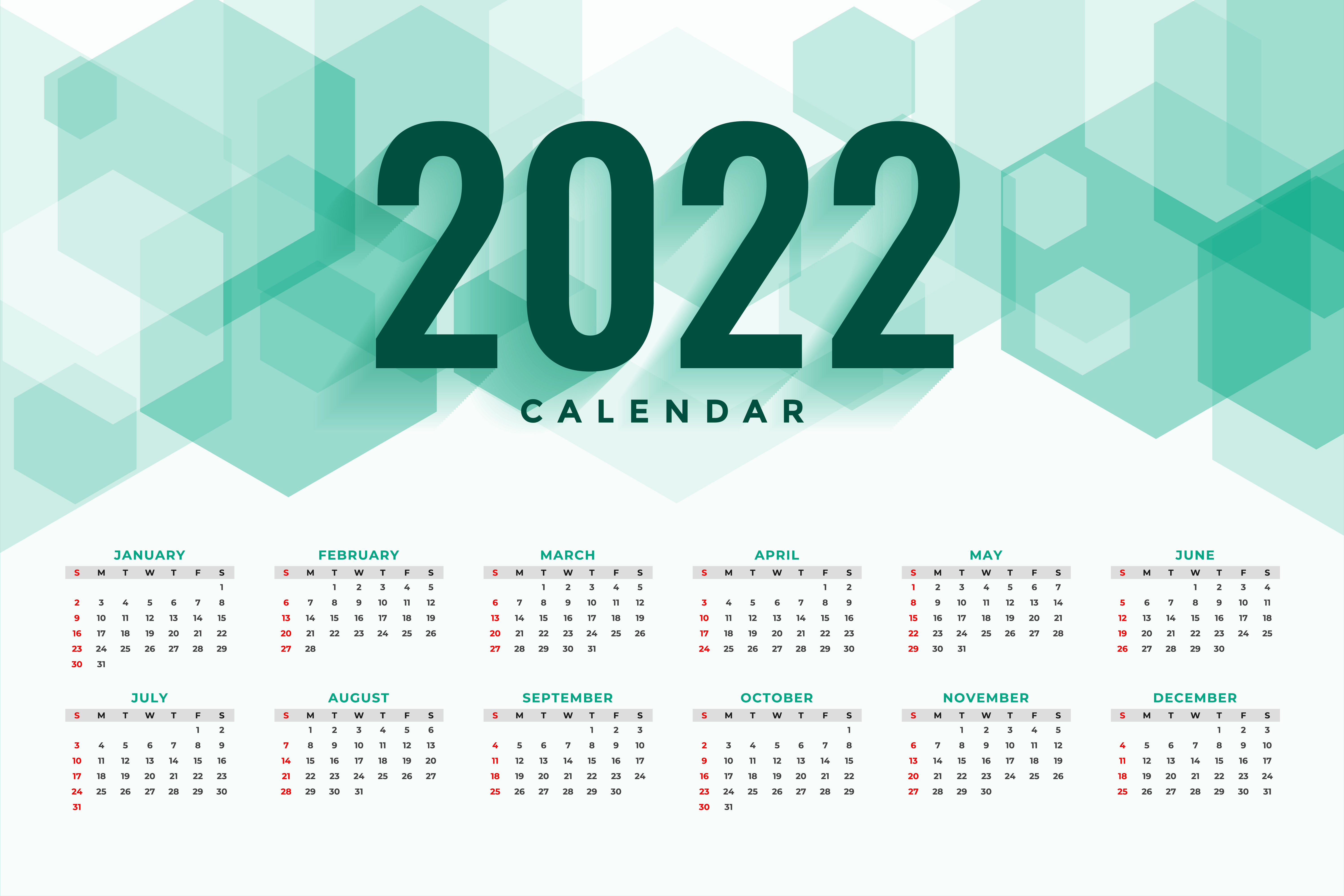 free calendar 2022 psd