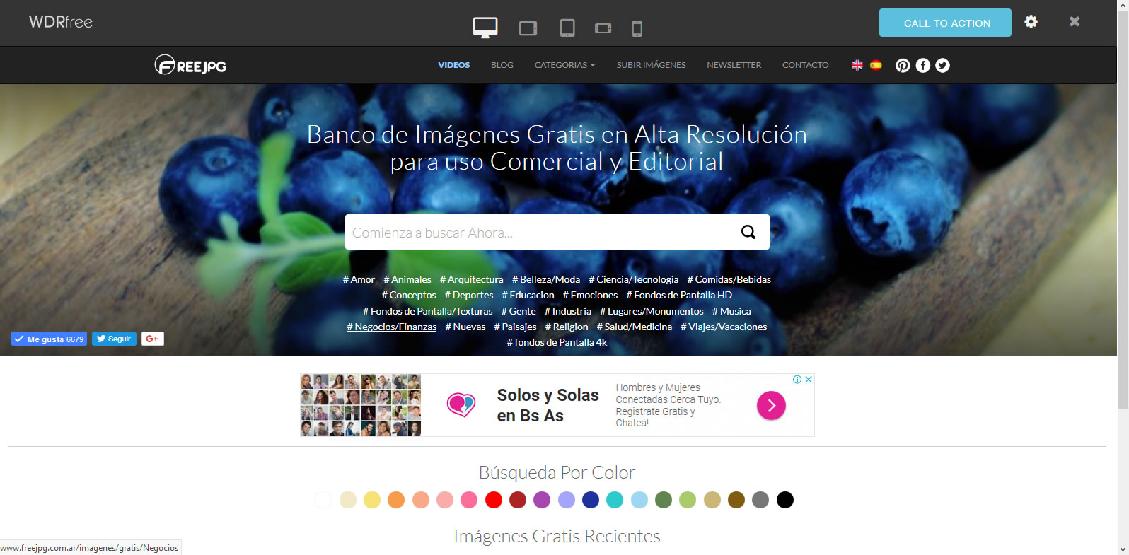 Free Web Site Template 